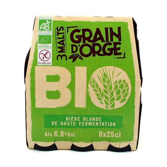 3261570006145 - Grain d'Orge - Bière blonde BIO 6.8°