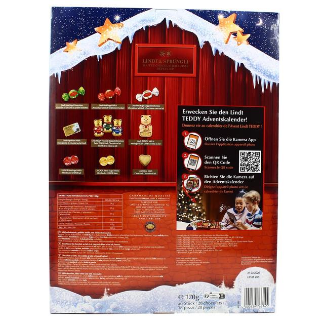 4000539766145 - Lindt - Calendrier de l'Avent Ours
