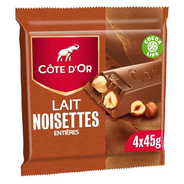 7622210926845 - Côte d'Or - Barre Chocolat au Lait Noisette