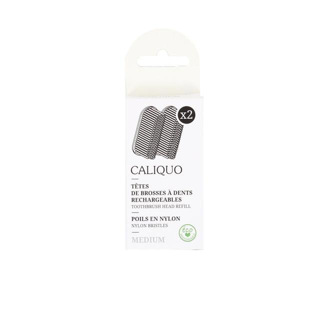 3770006357145 - Caliquo - Têtes de brosses à dents rechargeables, médium