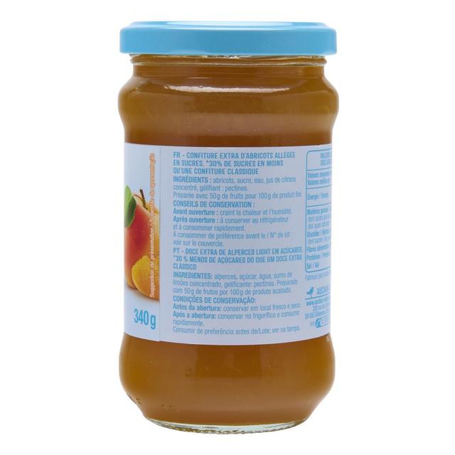 3596710549245 - Auchan - Confiture d'abricot allégée en sucre