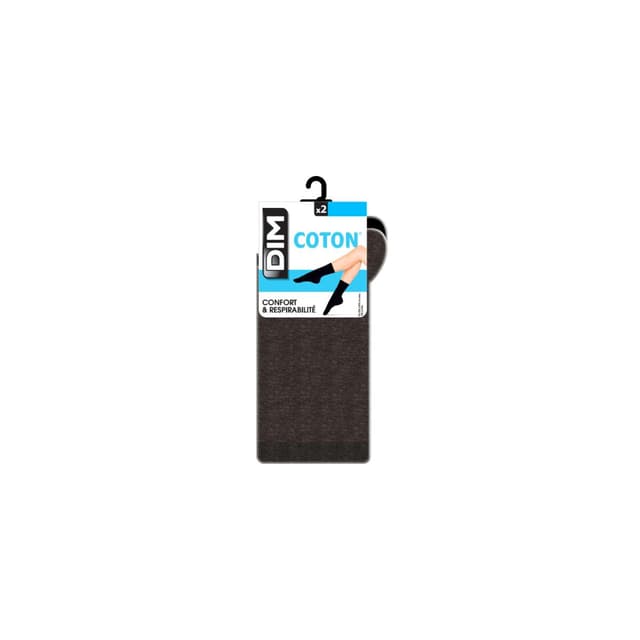 3610860759245 - Dim - Mi-chaussettes grises x2