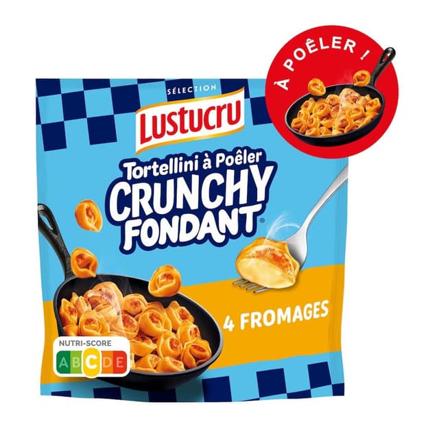 3240931549545 - Lustucru - Tortellini aux 4 fromages à poêler