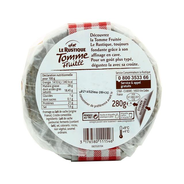 3176580111546 - Le Rustique - Tomme Fruitée