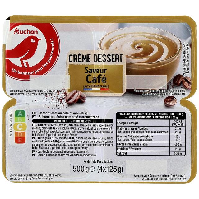 3596710541546 - Auchan - Crème dessert café