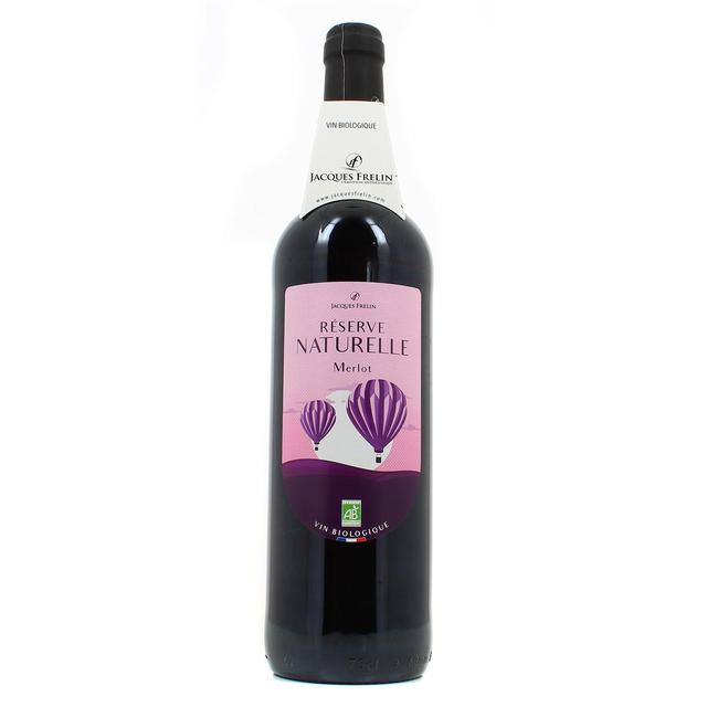 3380330001746 - Vin de pays d'Oc rouge IGP - Merlot - Cabernet Bio