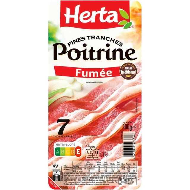 7613034423146 - Herta - Poitrine Fumée