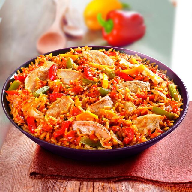 3248833083846 - Marie - Poulet basquaise et riz cuisiné aux tomates avec des oignons et une pointe de thym