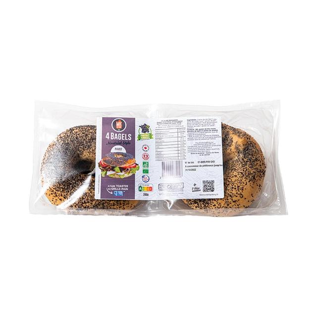 3770018084046 - MK Factory - Bagel bio Pavot 'Montréal Style' x4