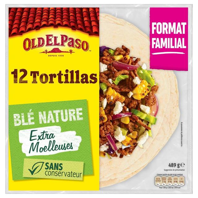 8410076474346 - Old el Paso - 12 Galettes Tortillas de Blé Nature