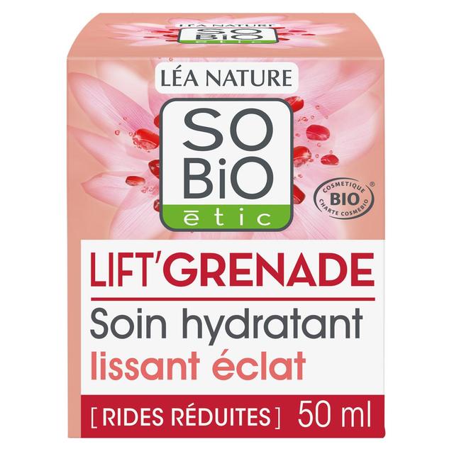 3517360024746 - SO'BIO ETIC - Soin hydratant lissant éclat, Lift'Grenade