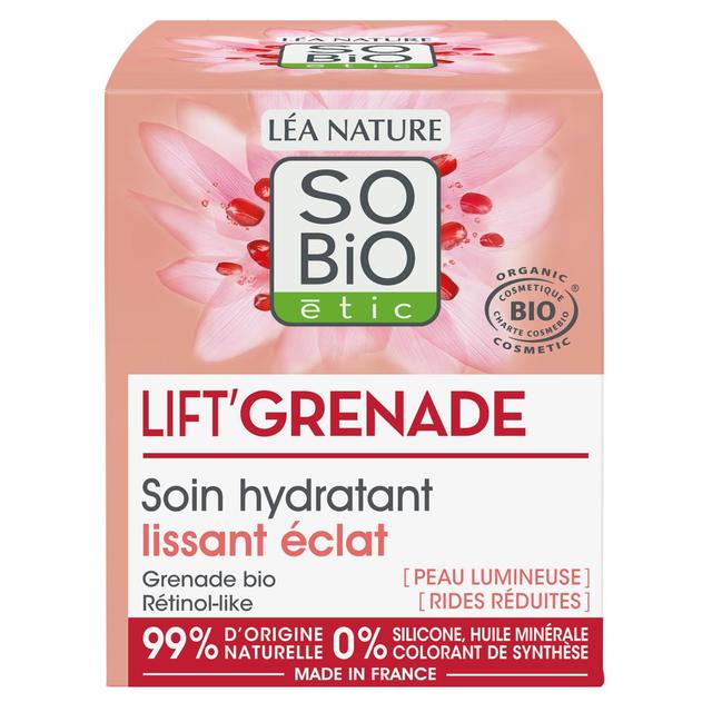 3517360024746 - SO'BIO ETIC - Soin hydratant lissant éclat, Lift'Grenade