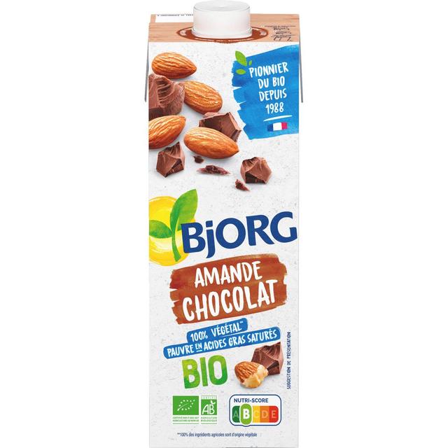 3229820784946 - Bjorg - Lait d'Amande Chocolat Boisson Végétale Bio