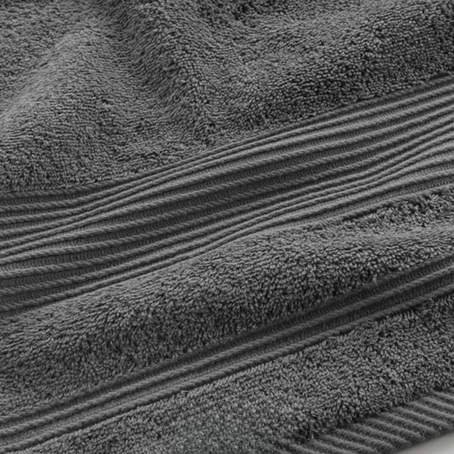 3574388015446 - Douceur D Interieur - Drap de bain eponge unie tendre Anthracite