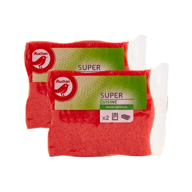 2050000415746 - Auchan - Eponges cuisine tâches difficiles