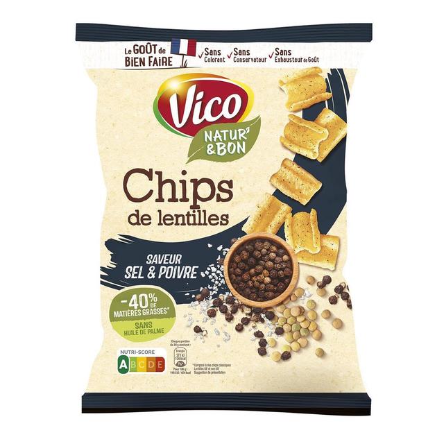 3336972306046 - Vico - Chips Lentille Sel & Poivre