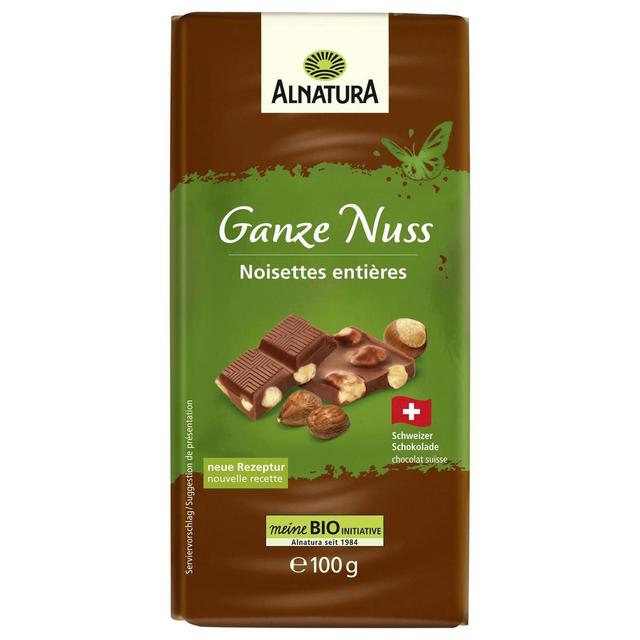 4104420246546 - Alnatura - Chocolat au Lait et Noisettes Entières Bio