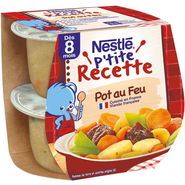 7613035856646 - Nestlé - P'tite Recette - Pot au Feu Bol Bébé Dès 8 mois