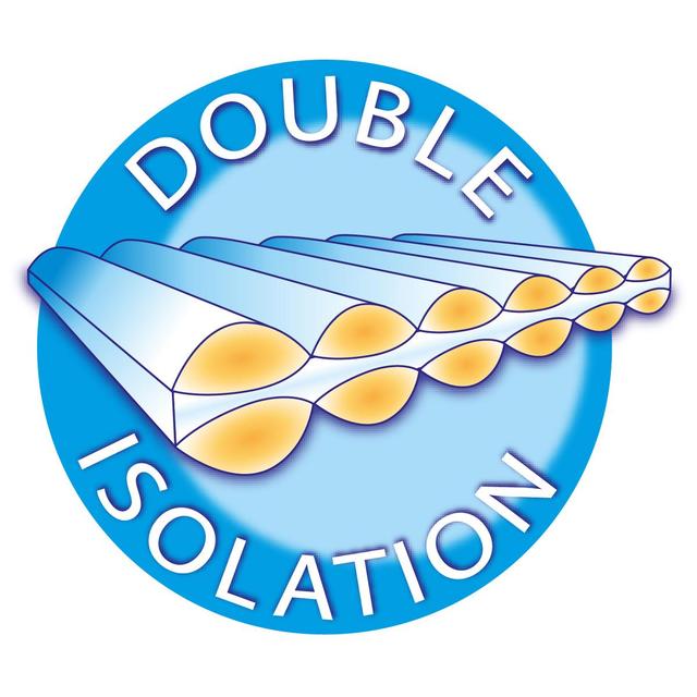 3153633467546 - Bleu calin - Couette microfibre hiver 2 x 250 g/m²