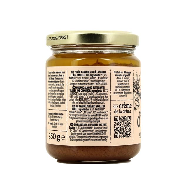 4255582817546 - Koro - Purée d'amandes cannelle-vanille bio