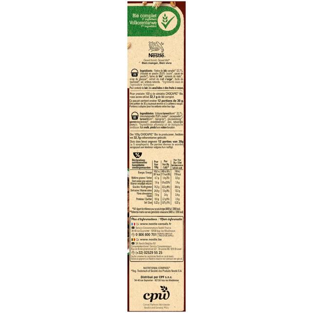 7613036669146 - Chocapic - Céréales au Chocolat BIO Chocapic