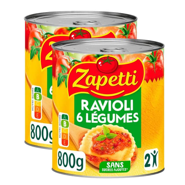 2050000419546 - Zapetti - Ravioli 4 légumes