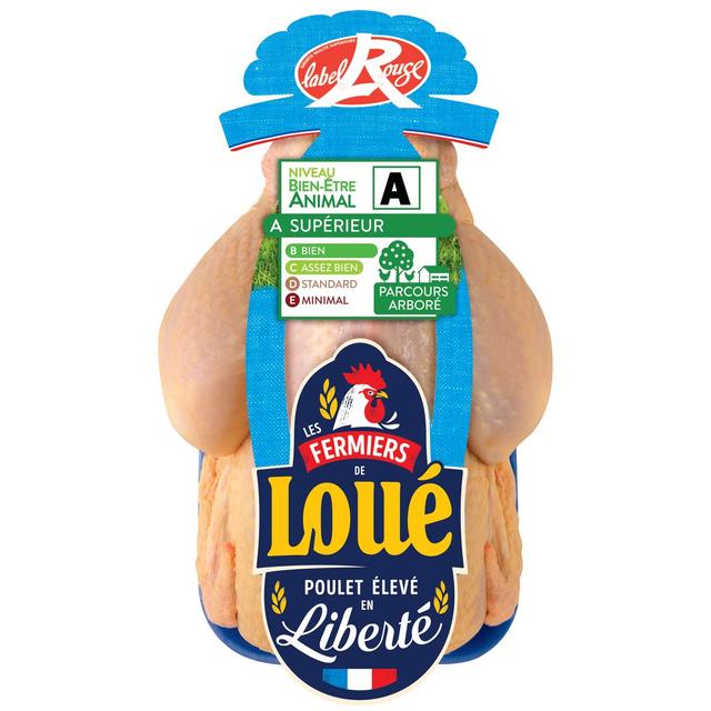 3266980109646 - Loué - Poulet Blanc Entier Fermier Label Rouge Prêt à Cuire