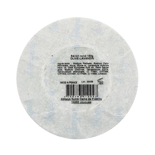 3700783410047 - Abbaye Notre Dame de Fidélité de Jouques - Savon à l'olive et au lavandin