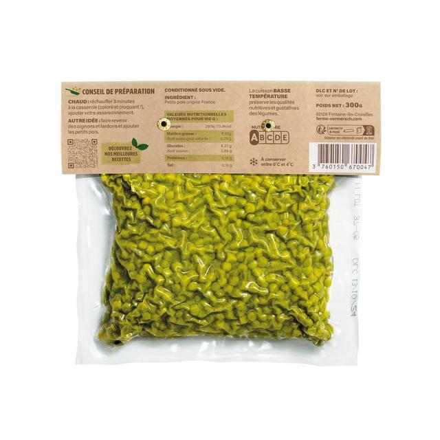 3760150670047 - Ferme Vermersch - Petits Pois Extra-Fins Cuits