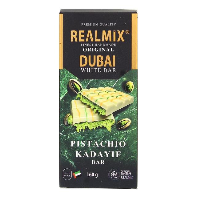 9120060950747 - Realmix - Tablette Chocolat blanc de Dubai fourré pistache et cheveux d'ange