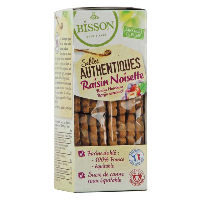 3760005021147 - Bisson - Sablés Raisin et Noisettes, Bio