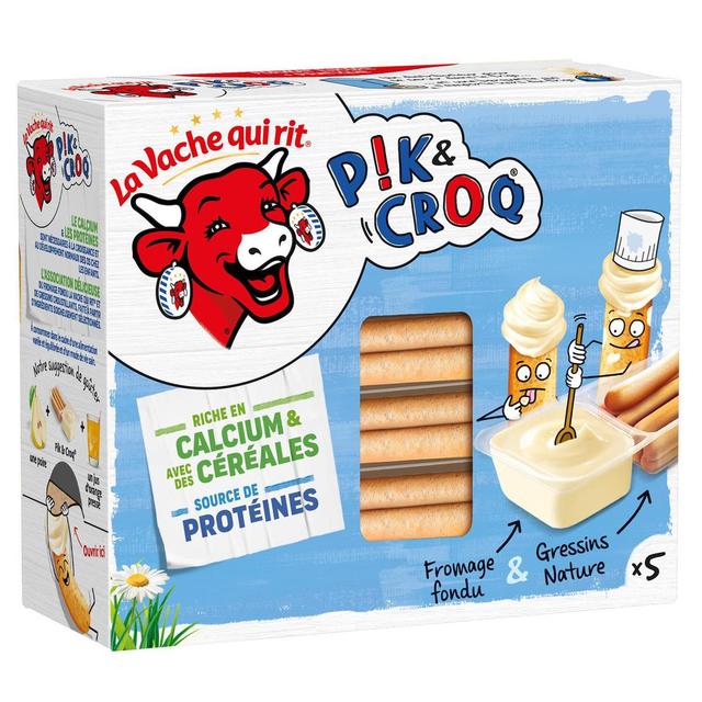 3073781191547 - La vache qui rit - Fromage fondu et gressins barquette