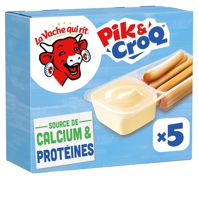 3073781191547 - La vache qui rit - Fromage fondu et gressins