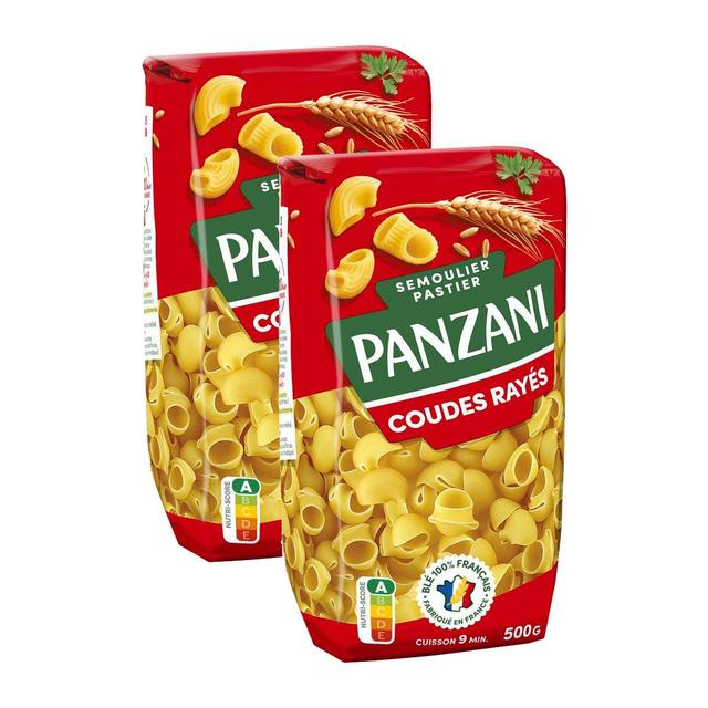 2050000272547 - Panzani - Pâtes Coudes rayés