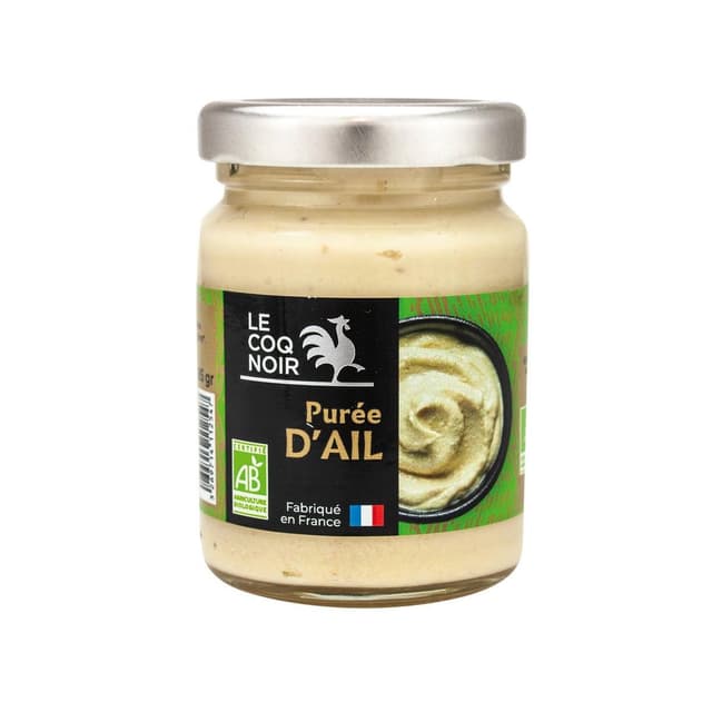 3269714112547 - Le Coq Noir - Purée d'ail bio en bocal