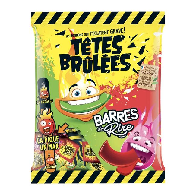 3501271213047 - Têtes Brulées - Bonbons pomme fraise acidulé