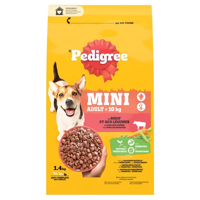 4008429163647 - Pedigree - Croquettes boeuf légumes pour petit chien adulte