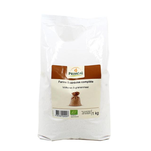 3380380024047 - Priméal - Farine Complète 5 céréales, bio