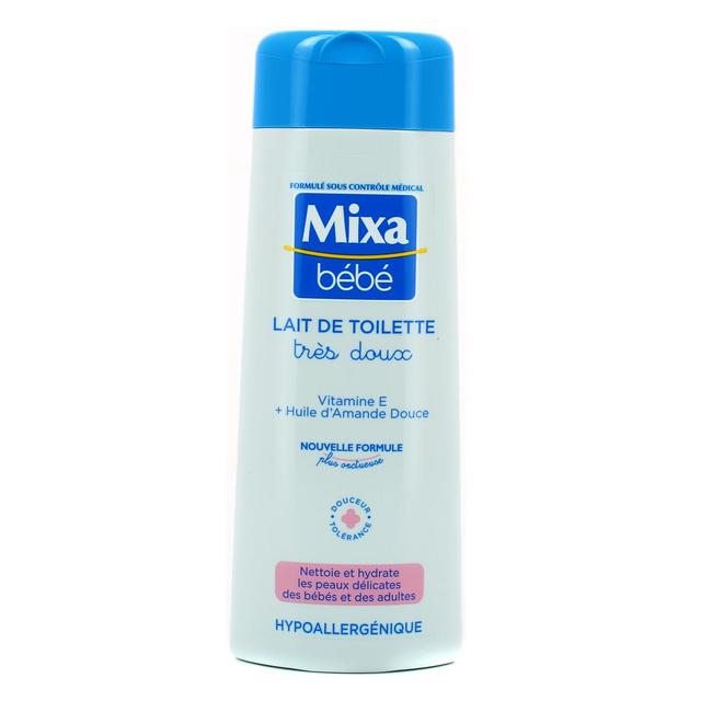 3600550454147 - Mixa Bébé - Lait de toilette très doux, à la vitamine E et huile d'amande douce