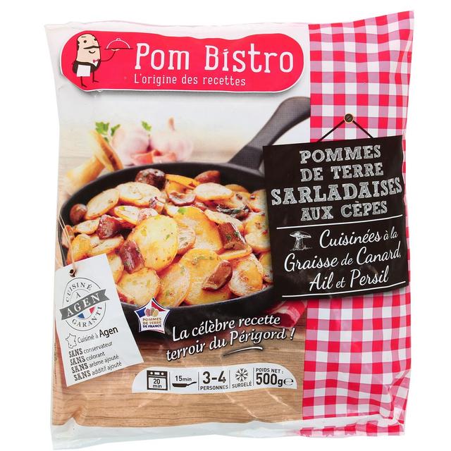 3760032004847 - Pom Bistro - Pomme de terre sarladaise et cèpes cuisinées à la graisse de canard ail et persil