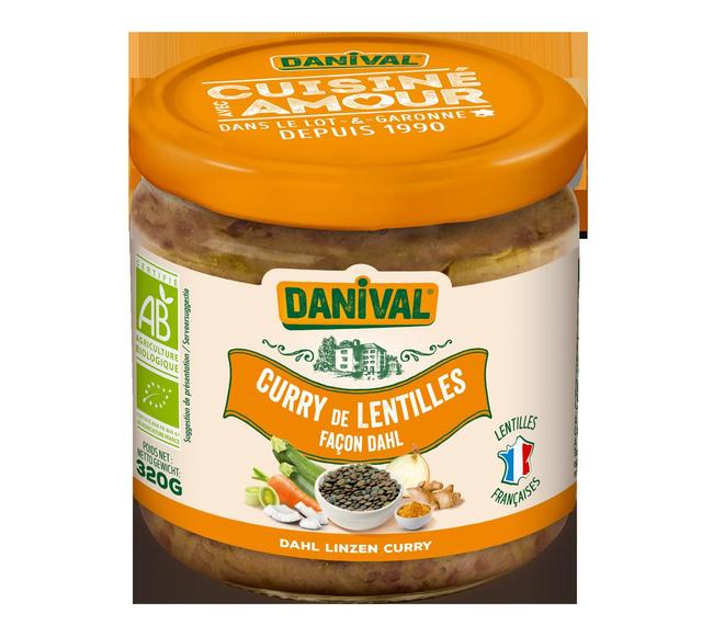 3431590015247 - Danival - Curry de lentilles façon dahl bio