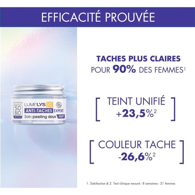 3517360026047 - SO'BIO ETIC - Soin Visage Nuit Peeling Anti -Tâches Expert