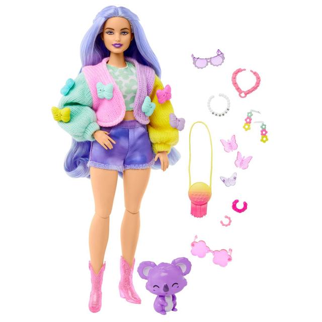 0194735106547 - Barbie - Mattel - Poupée Barbie Extra avec son Koala - HKP95