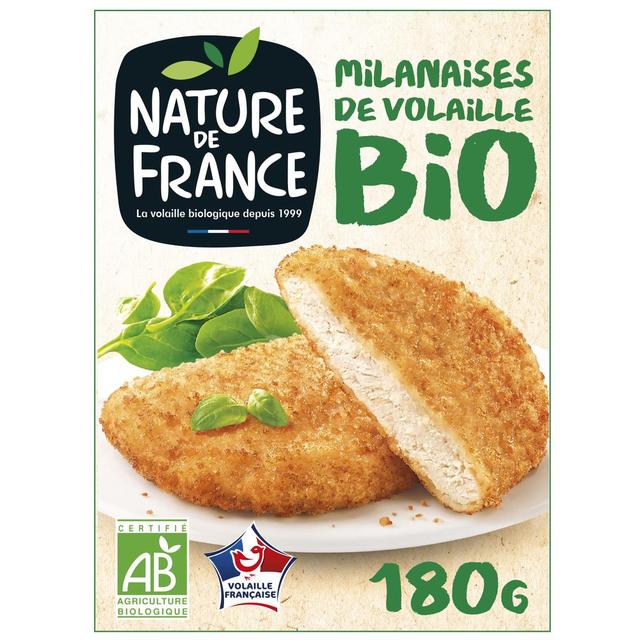 3422210447647 - Nature De France - Escalopes de Volaille à la Milanaise Bio