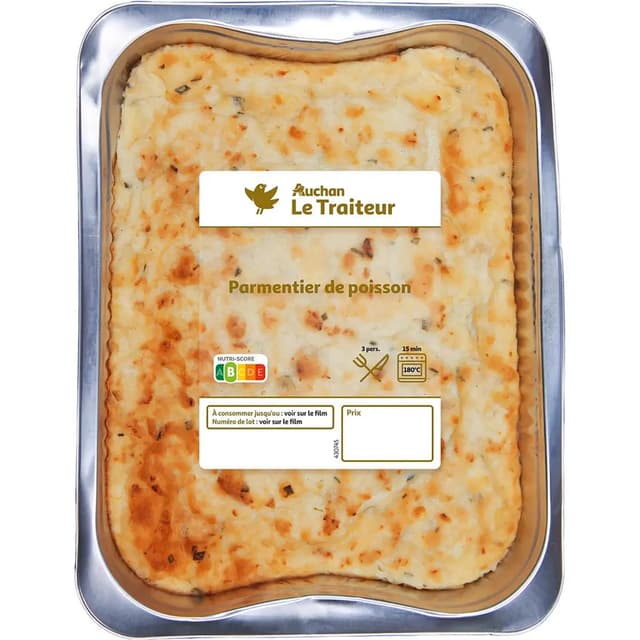 3505625009447 - Auchan Le Traiteur - Parmentier de poisson