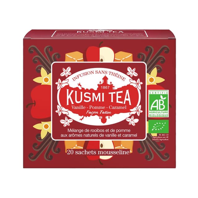 3585810119847 - Kusmi Tea - Rooibos Vanille - Pomme - Caramel façon tatin Bio