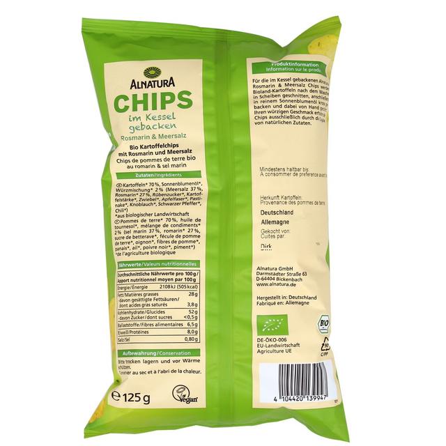 4104420139947 - Alnatura - Chips cuites à la marmite romarin bio