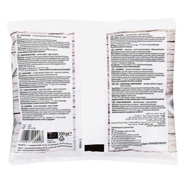 4026813000248 - Bio Inside - Champignons de Paris émincés bio