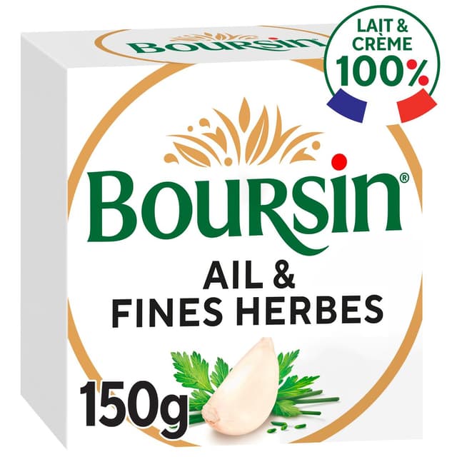 3073781180848 - Boursin - Fromage à tartiner ail et fines herbes