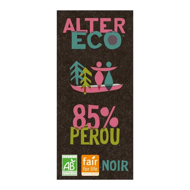 3700214611548 - Alter Eco - Commerce Equitable - Chocolat noir absolu 85% bio du Pérou